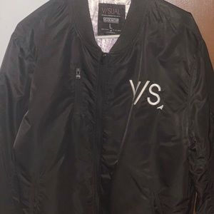 Men’s Air Force bomber Staples jacket size large